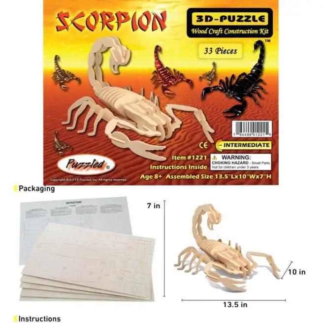 9eight5 3D Puzzle Scorpion Scorpion