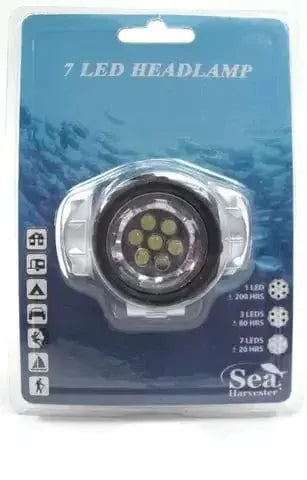 Sea- Harvester Camping/Campervan Products Sea Harvester Led 6+1 Headlight Sea Harvester Led Headlight Hands Free Lighting