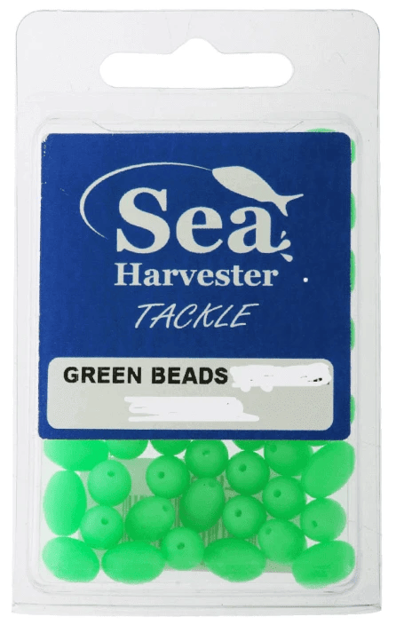 Sea- Harvester BEADS Hard Green Lumo Beads Bulk qty 30 Hard Green Lumo Beads Bulk Sea Harvester