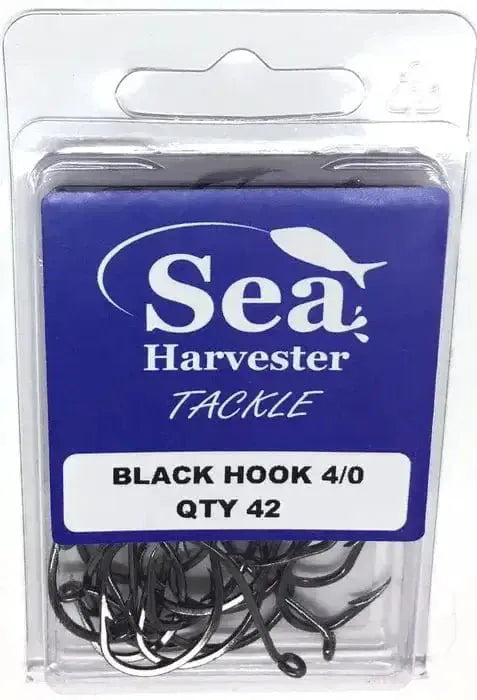 Black Beak Hook 4/0 Bulk 42 Sea Harvester Saltwater Fishing Hooks Strong Lightweight