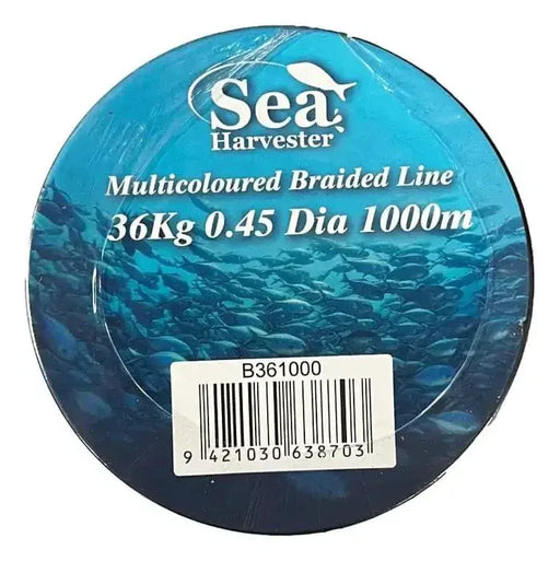 Sea Harvester Braided Line 36 Kg Orange 1000m 8 Ply 0.45mm High Visibility Saltwater Anglers – view 1