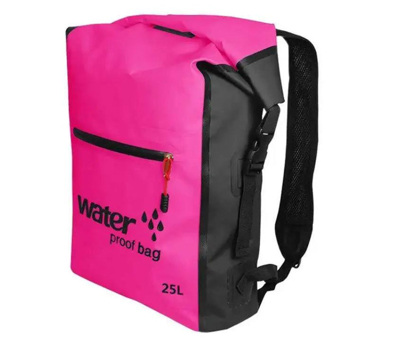 Mad About Fishing General Mad About Fishing Dry Backpack 25L Pink/Black Mad About Fishing Dry Backpack 25L Pink Black