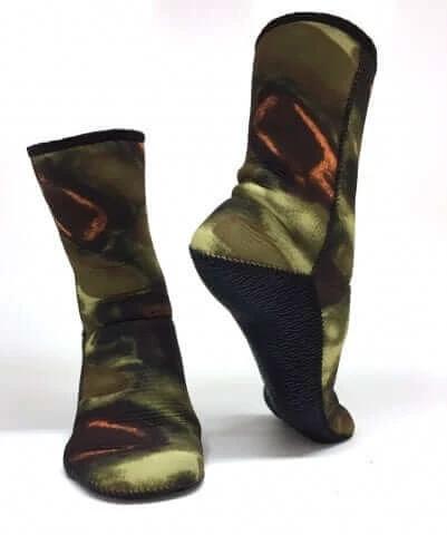 Sea- Harvester Diving Gear FREE DIVING SOCKS CAMO MEDIUM Free Diving Socks Camo Medium Sea Harvester
