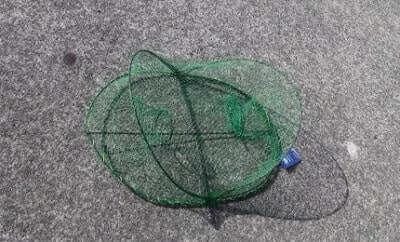 Sea-Harvester Crab Opera House Pot Collapsible Portable Dual Entrances Crab Trap Bait Compartment For Coastal Anglers
