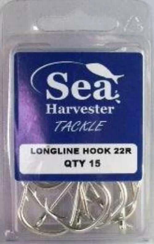 Sea- Harvester General Longline Hook 22R 15 Pack Sea Harvester Longline Hook 22R 15 Pack Korea Made