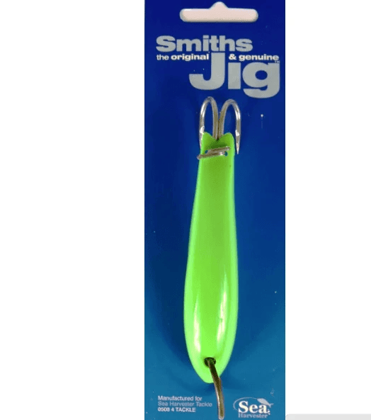 Kahawai Lure Smiths Jig 4 Inch Green By Sea Harvester Durable Compact Trolling Lure For Serious Anglers