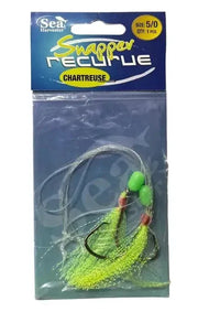 Sea- Harvester General Snapper Recurve 5/0 Chart S-H Snapper Recurve Five Oh Chart Sea Harvester Flasher