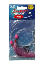 Sea- Harvester General Snapper Recurve 7/0 Pink S-H Snapper Recurve Pink SH Sea Harvester Single Hook Rig