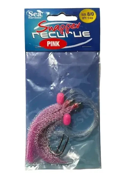 Sea- Harvester General Snapper Recurve 8/0 Pink S-H Sea Harvester Snapper Recurve 8/0 Pink Flasher Rig
