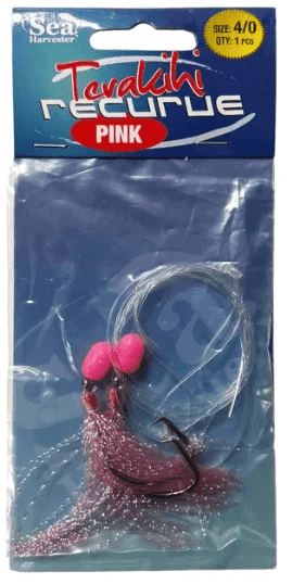 Sea- Harvester General Tarakihi Recurve 4/0 Pink S-H Tarakihi Recurve Four Zero Pink SH Sea Harvester