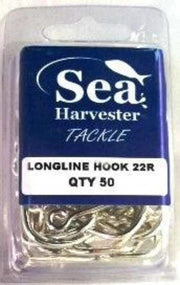 Sea- Harvester HOOKS Longline Hook 22R 50 Pack Sea Harvester Longline Hook 22R 50 Pack Durably Built