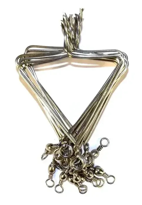 Longline Triangle Setline Clips Offshore Anglers Sea Harvester 10 Pack Fixed Mono-Loop Positioning Free-Spinning Swivel