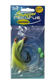Sea- Harvester RIGS Snapper Recurve 8/0 Chart S-H Snapper Recurve Eight O Chart Sea Harvester Rig