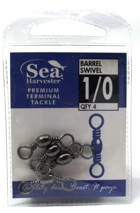 Sea- Harvester SWIVEL Barrel Swivel 1/0 PKT 4 Sea Harvester Barrel Swivel 1/0 PKT 4 Pack