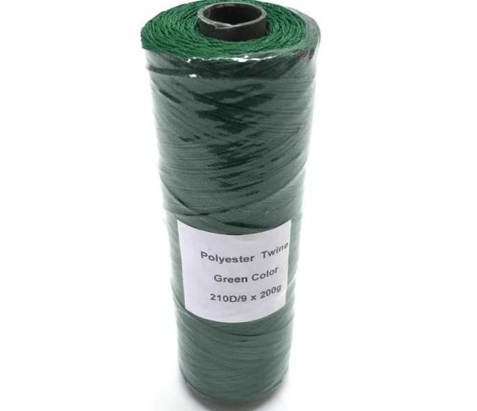 Sea- Harvester Twine Net Mending Twine Green Size: 210D/9 x 200g Sea Harvester Net Mending Twine Green 210D