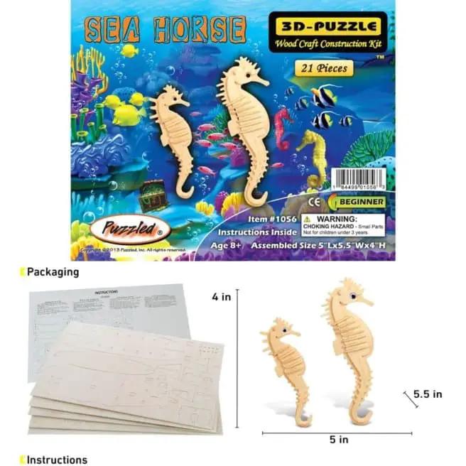 9eight5 3D Puzzle Sea Horse Sea Horse