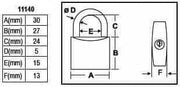 Marine Padlock - Set of 3 Stainless Padlocks – view 2