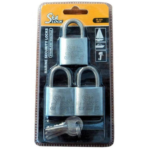 Marine Padlock - Set of 3 Stainless Padlocks – view 1