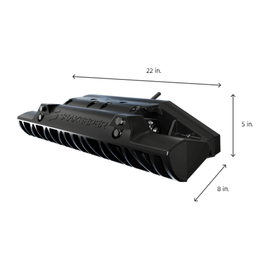Seakeeper Ride 525 vessel attitude control system with dimensions, designed to reduce pitching and rolling.
