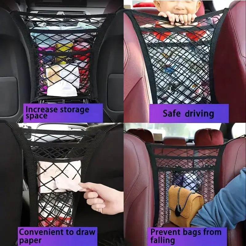 Habicare SS Seat Back Partition & Mesh Storage Net Seat Back Partition & Mesh Storage Net