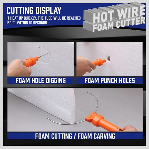 HORUSDY 3in1 Hot Wire Foam Cutting Kit Knife Cutter Engraving Styrofoam Polystyrene Tool – view 2