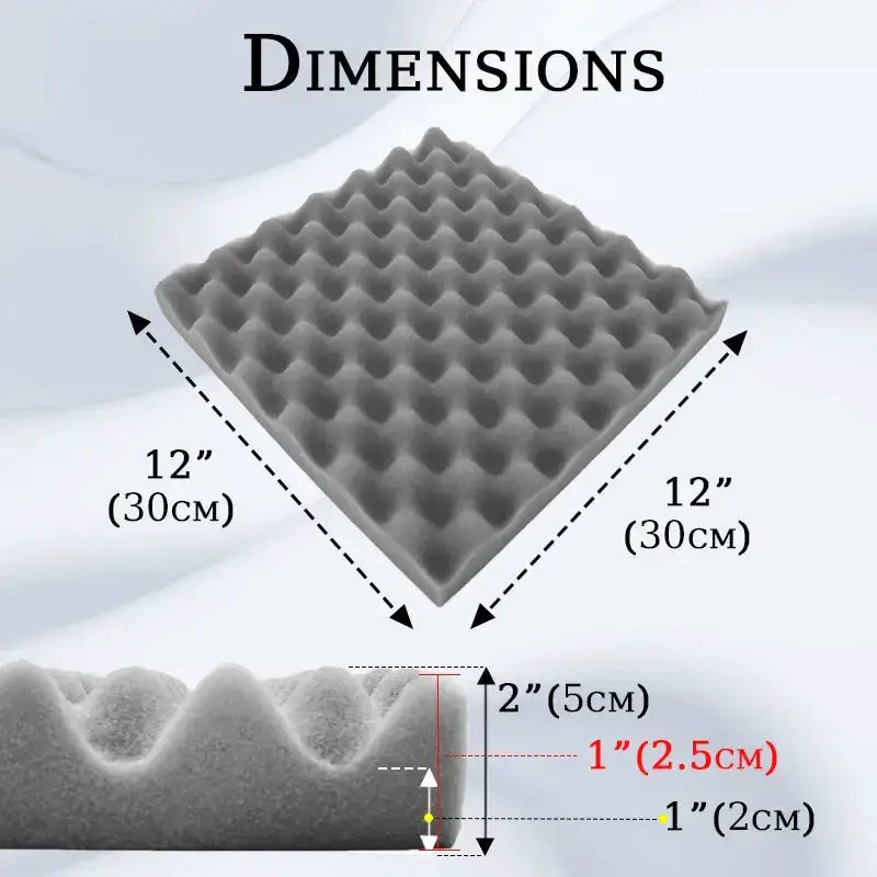Self-Adhesive Soundproofing Tiles (different sizes & colours available) – view 13