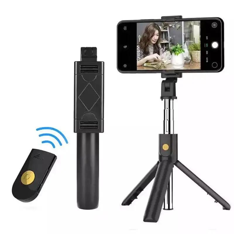 9eight5 Phone/Tablet Accessories Selfie Stick with remote & stand Selfie Stick with remote & stand
