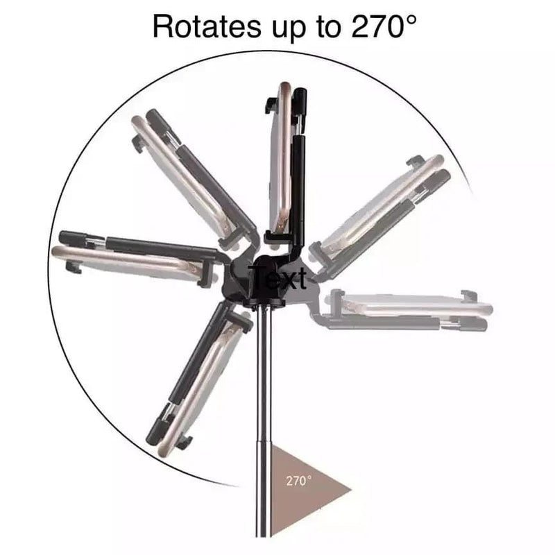 9eight5 Phone/Tablet Accessories Selfie Stick with remote & stand Selfie Stick with remote & stand