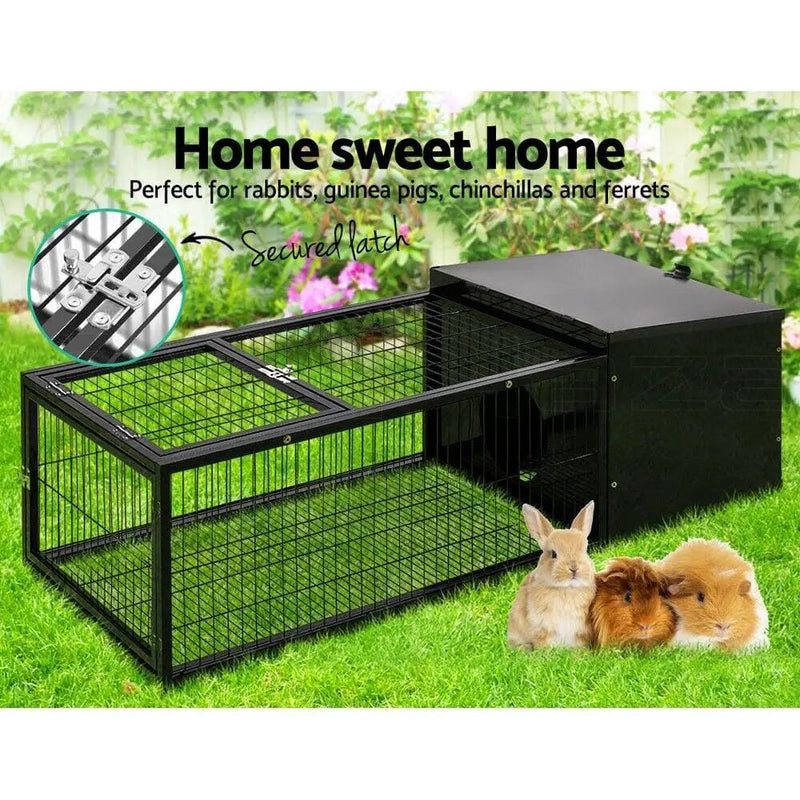 120cm Rabbit Cage Rabbit Hutch Pet Cage Playpen Enclosure Run – view 4