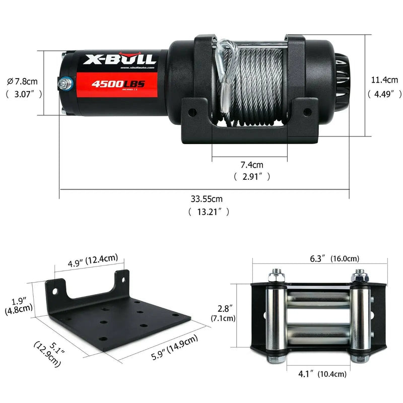 salelink.co.nz X-BULL X-BULL Electric Winch 4500LBS X-BULL Electric Winch 4500LBS | Action Outdoors NZ