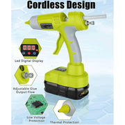 Cordless Hot Glue Gun Compatible with Ryobi 18V Battery – view 4