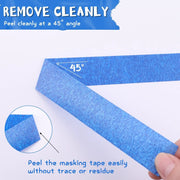 salelink.co.nz Unbranded Painting Masking Tape Blue - 24mmx20m Painting Masking Tape Blue - 24mmx20m | Action Outdoors NZ