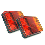 A Pair 12V 24V LED Trailer Truck Tail Lights – view 5