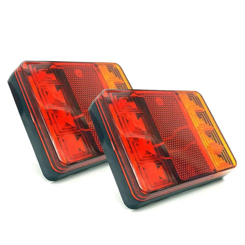 A Pair 12V 24V LED Trailer Truck Tail Lights – view 5