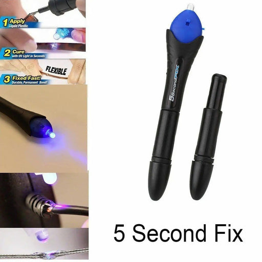 salelink.co.nz Unbranded 5 Second Fix Adhesive Glue Pen 5 Second Fix UV Light Activated Liquid Welding Pen