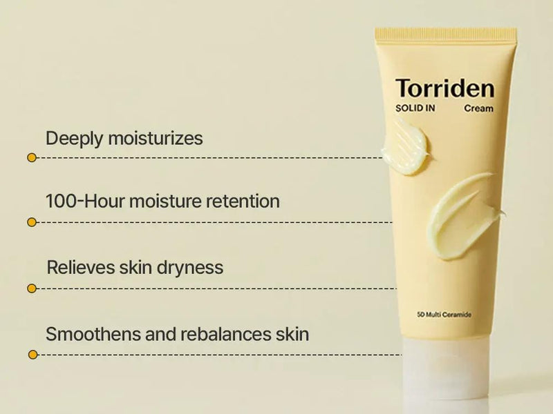 Poppy Gifts Skin Care Torriden SOLID IN Ceramide Face Cream YELLOW Torriden SOLID IN Ceramide Face Cream YELLOW