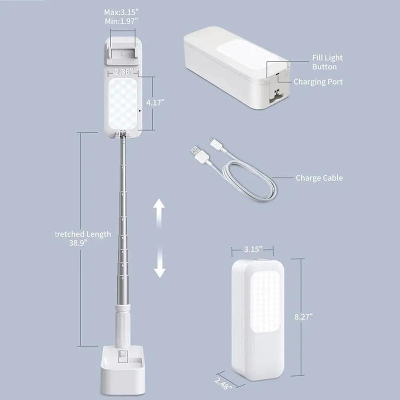 Extendable Selfie Stand 360 Rotation with Phone Holder – view 9