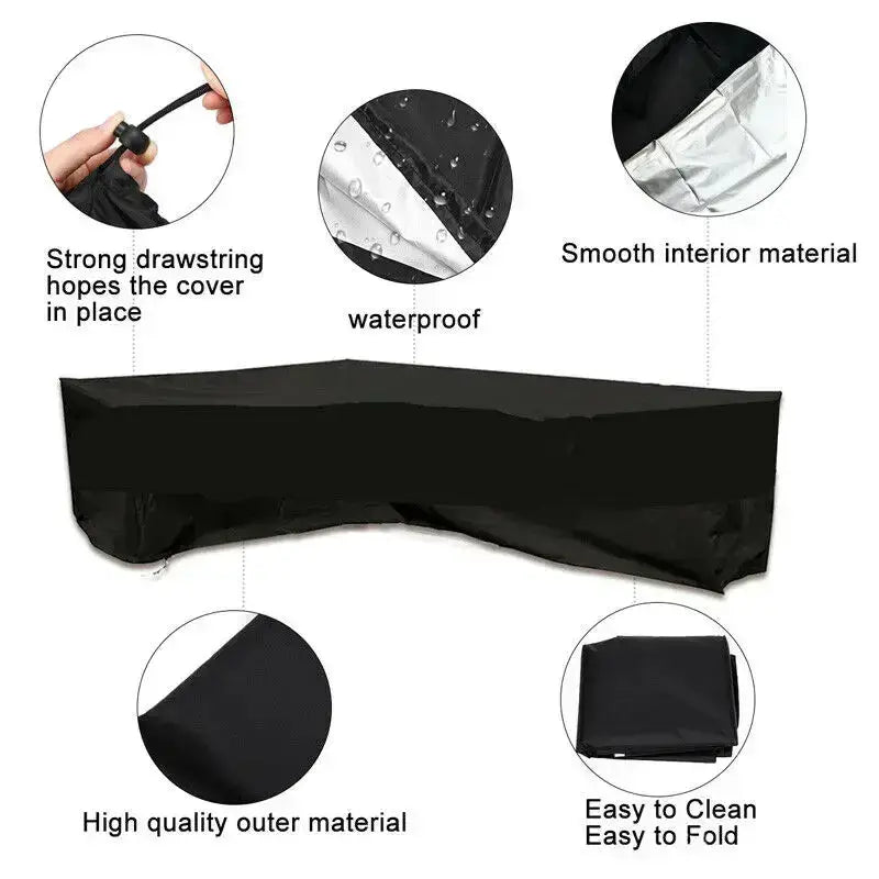Shape Waterproof Rattan Sofa Cover (available in different sizes) – view 6