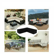 Shape Waterproof Rattan Sofa Cover (available in different sizes) – view 5