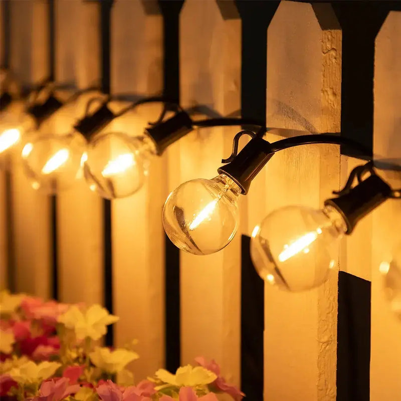 Shatterproof Solar String Lights G40 (Waterproof) with USB & Remote Control – view 10