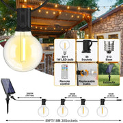 Shatterproof Solar String Lights G40 (Waterproof) with USB & Remote Control – view 15