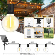 Shatterproof Solar String Lights G40 (Waterproof) with USB & Remote Control – view 14
