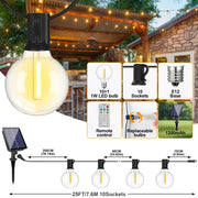 Shatterproof Solar String Lights G40 (Waterproof) with USB & Remote Control – view 17