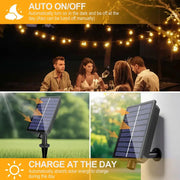Shatterproof Solar String Lights G40 (Waterproof) with USB & Remote Control – view 6