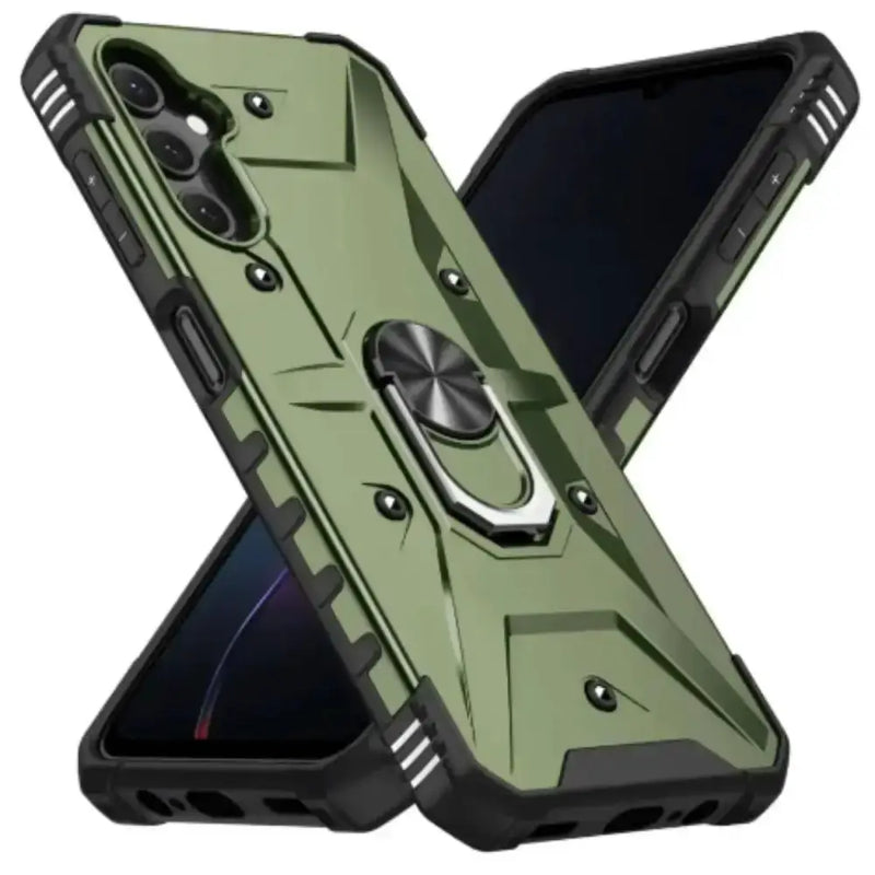 Shockproof Armor Case for Samsung Galaxy A & S Series (Green) – view 3