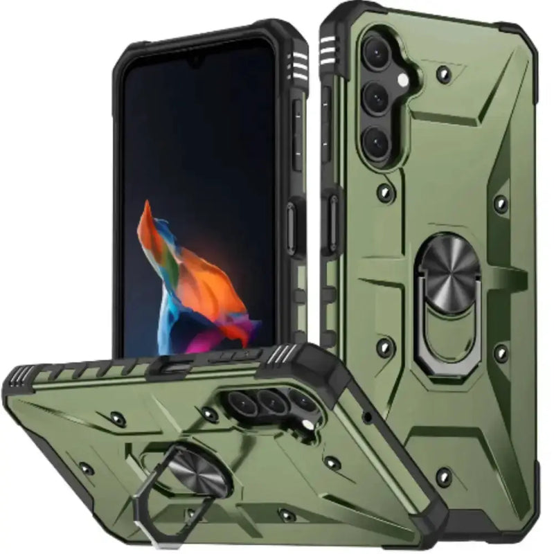 Shockproof Armor Case for Samsung Galaxy A & S Series (Green) – view 5