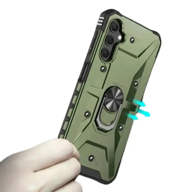 Shockproof Armor Case for Samsung Galaxy A & S Series (Green) – view 1