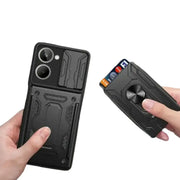 Shockproof Card Slot Case for Samsung Galaxy Note & S Series (Black) – view 4