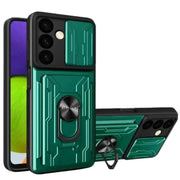 Shockproof Card Slot Case for Samsung Galaxy Note & S Series (Green) – view 2