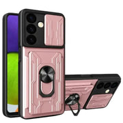 Shockproof Card Slot Case for Samsung Galaxy Note & S Series (Rose Gold) – view 1